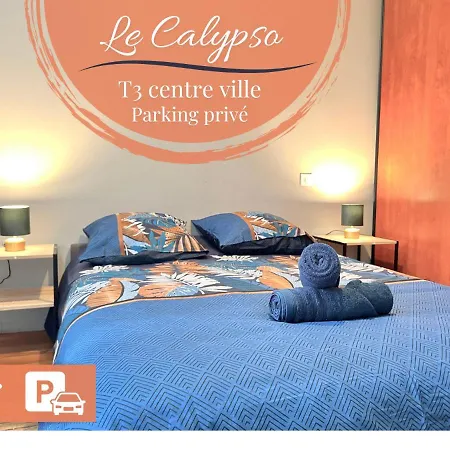 Le Calypso, Superbe T3+parking Proche Du Centre